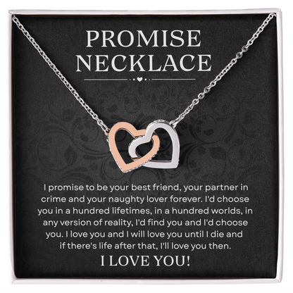 Promise Necklaces Gifts for Women, Meaningful Necklace for Girlfriend, Wife, Fiancée