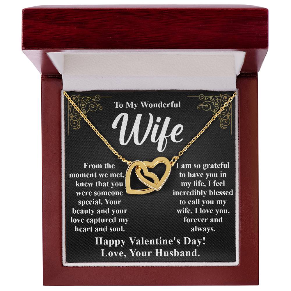 Interlocking Heart Necklace for Wife – A Forever Valentine’s Gift to Celebrate Eternal Love