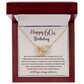 60th Birthday Memories Interlocking Heart Necklace Gift