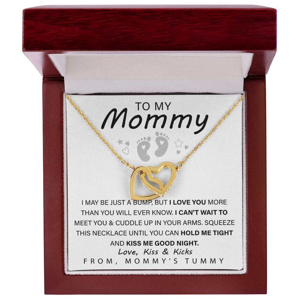 Best Gifts for New Moms – Interlocking Heart Necklace, Perfect Gift for First-Time Moms