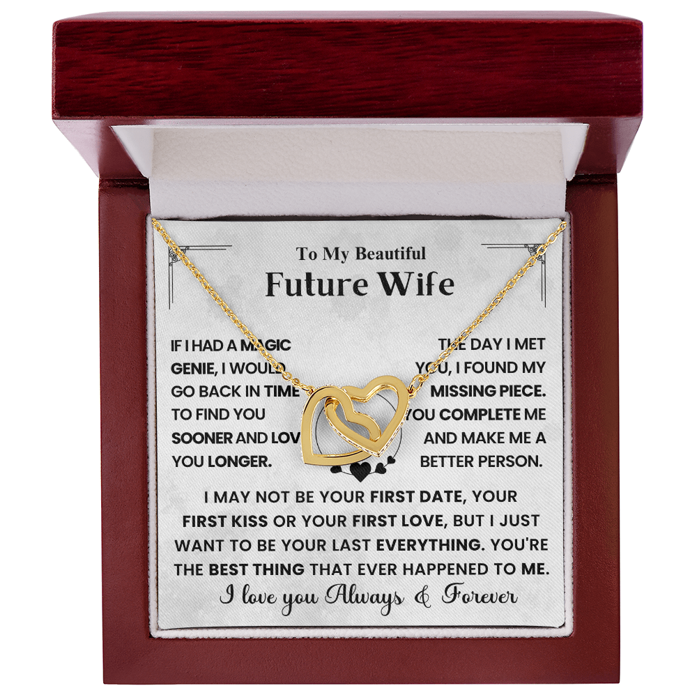For My Future Wife – You Will Be My Everything - Interlocking Heart
