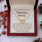 60th Birthday Memories Interlocking Heart Necklace Gift