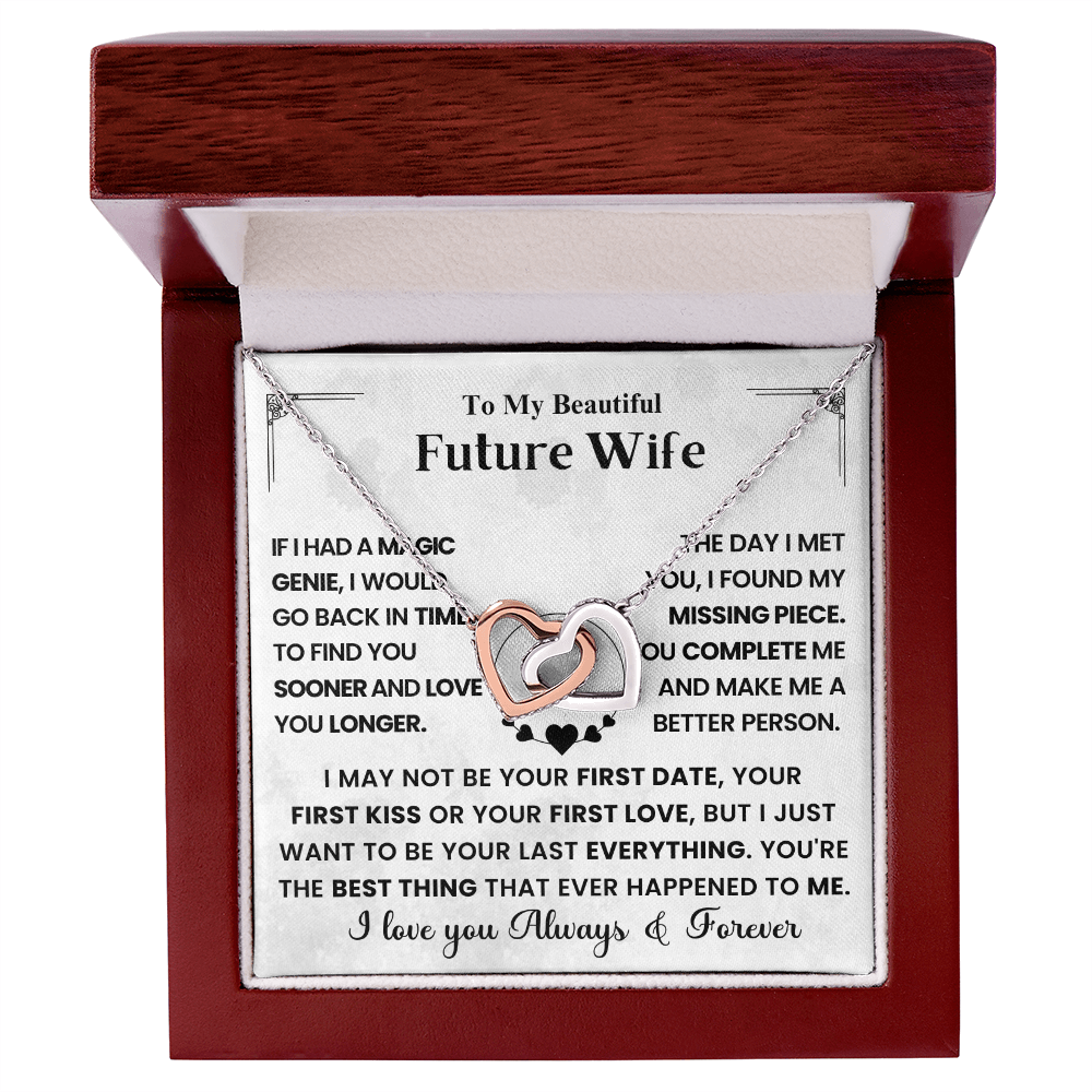 For My Future Wife – You Will Be My Everything - Interlocking Heart
