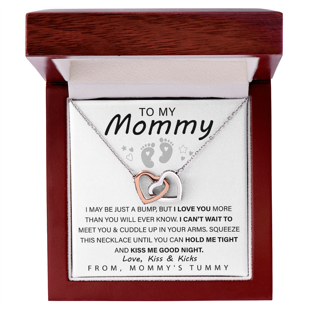 Best Gifts for New Moms – Interlocking Heart Necklace, Perfect Gift for First-Time Moms