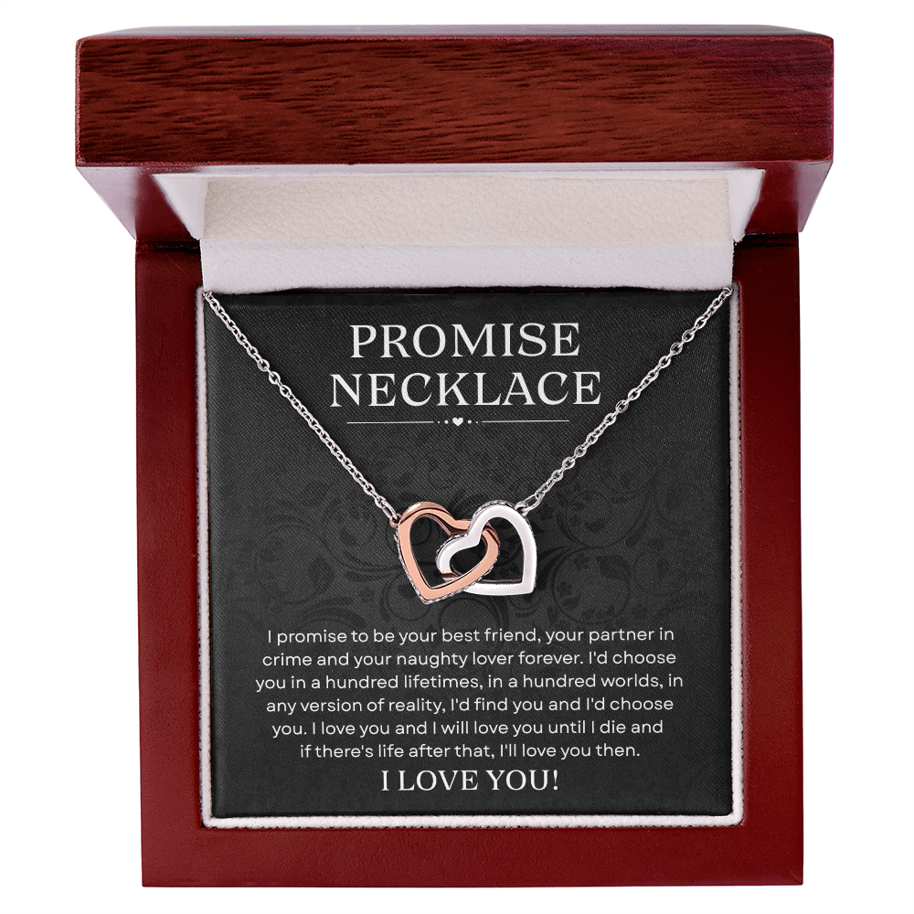 Promise Necklaces Gifts for Women, Meaningful Necklace for Girlfriend, Wife, Fiancée