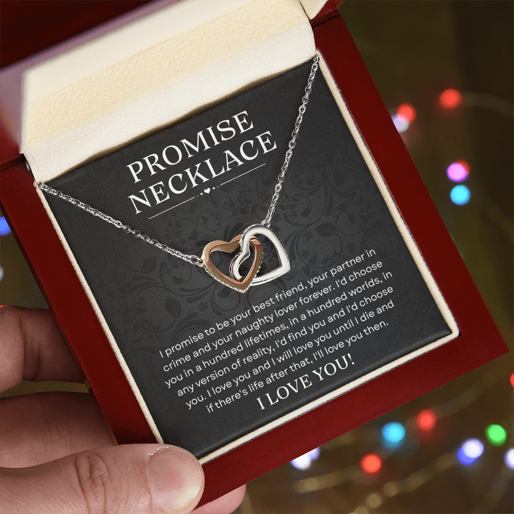 Promise Necklaces Gifts for Women, Meaningful Necklace for Girlfriend, Wife, Fiancée