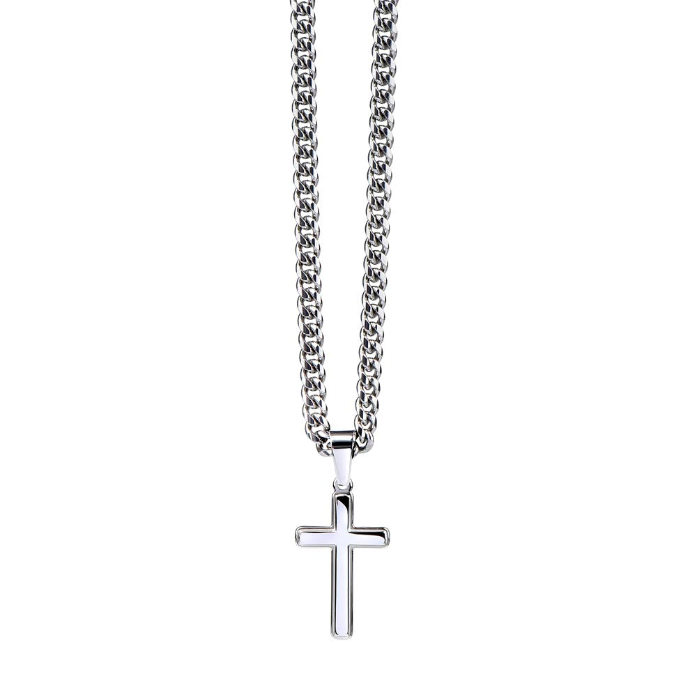 Cuban Link with Artisan Cross – Thank You for the Love and Laughter