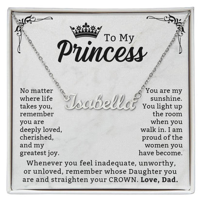 To My Princess - An Inspirational Message from Dad, Reminding You of Your Strength, Love & Worth