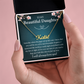 To My Beautiful Daughter Custom Name Necklace, Gift From Parents