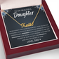 Never Forget That I Love You - Custom Necklace for Daughter