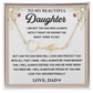 Stainless Steel Jewelry Father to Daughter- Signature Necklace