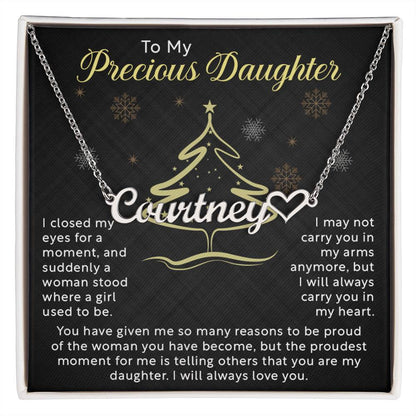 To My Precious Daughter - A Christmas Message Filled with Love, Pride, and an Unbreakable Bond