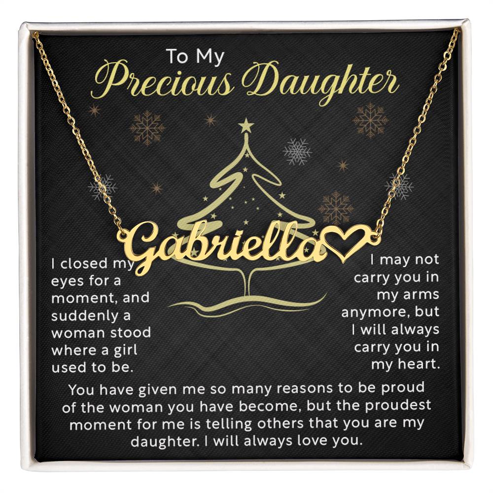 To My Precious Daughter - A Christmas Message Filled with Love, Pride, and an Unbreakable Bond