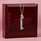 Granddaughter Vertical Name Necklace Sweet 16th Birthday Gift
