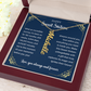 Granddaughter Vertical Name Necklace Sweet 16th Birthday Gift