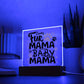 Gift For Mom, Mother's Day Gifts, Gift For New Mothers, Memorial Gift Gifts for Pregnant Women - Acrylic Light Square Plaque