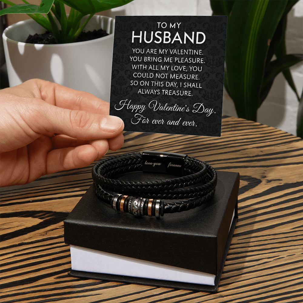 Love You Forever Bracelet for Husband – A Timeless Valentine's Day Gift, Symbol of Endless Love & Cherished Memories