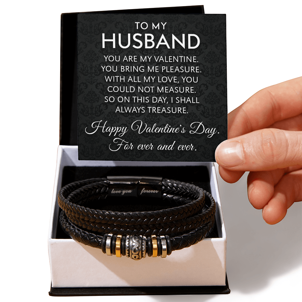 Love You Forever Bracelet for Husband - A Timeless Valentine's Day Gift - A Symbol of Endless Love and Cherished Memories