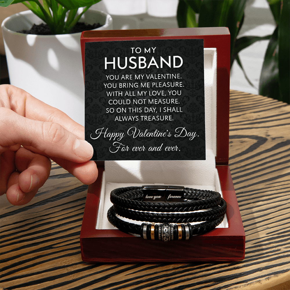 Love You Forever Bracelet for Husband - A Timeless Valentine's Day Gift - A Symbol of Endless Love and Cherished Memories