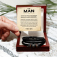 To My Man Boyfriend Husband Son Bracelet Gifts