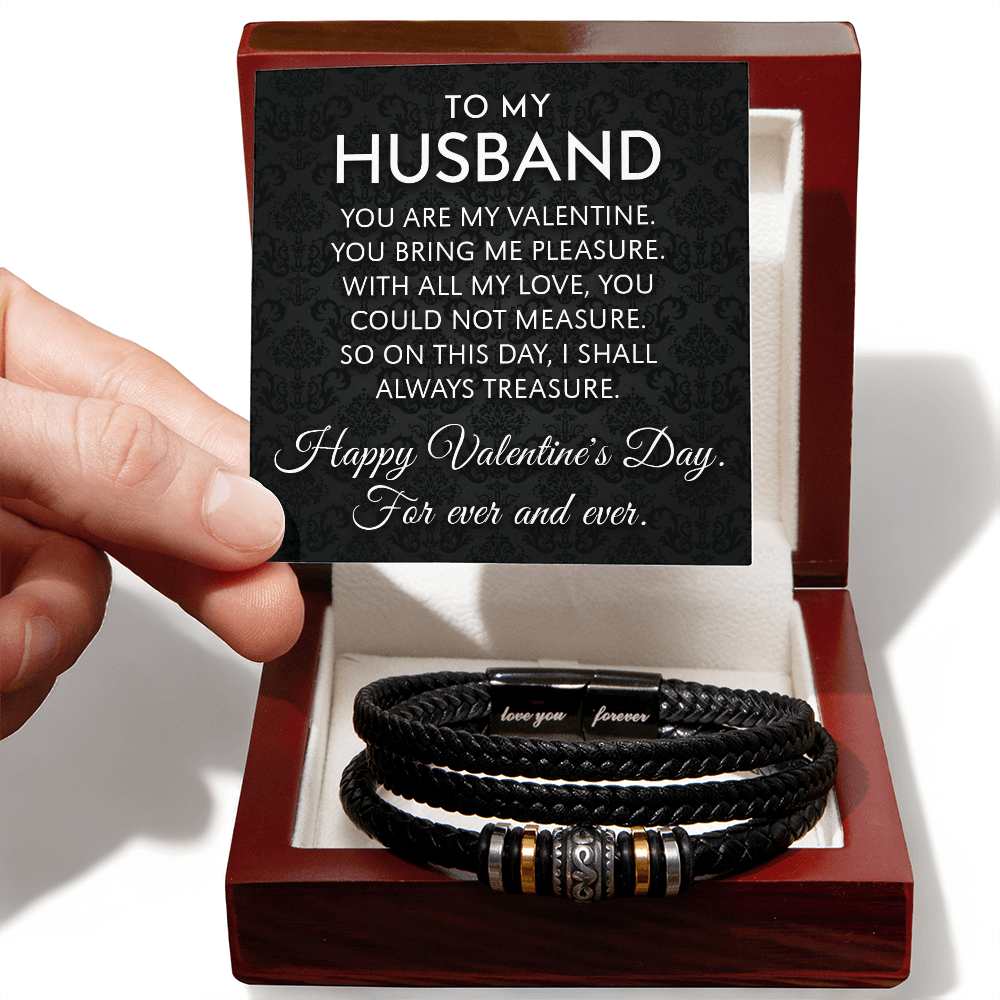 Love You Forever Bracelet for Husband - A Timeless Valentine's Day Gift - A Symbol of Endless Love and Cherished Memories