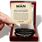 To My Man Boyfriend Husband Son Bracelet Gifts