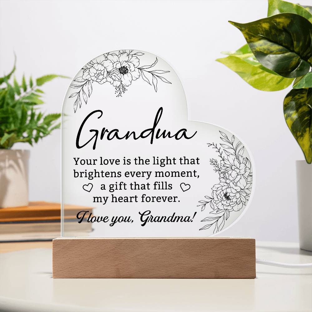 Personalized Night Light - Mothers Day Gift - Grandma Gifts - Grandma Mothers Day - Gift for Grandma - Gift For Nana - Grandma Birthday Gift