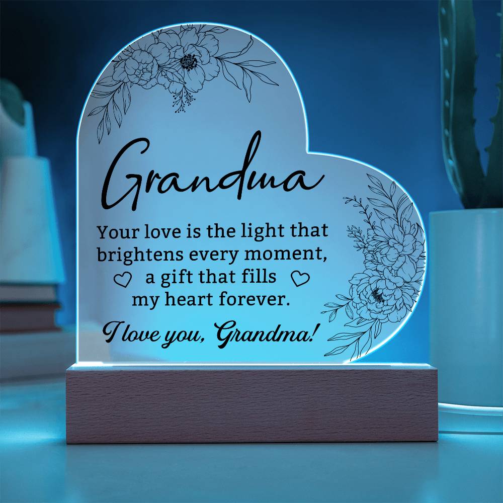 Personalized Night Light - Mothers Day Gift - Grandma Gifts - Grandma Mothers Day - Gift for Grandma - Gift For Nana - Grandma Birthday Gift