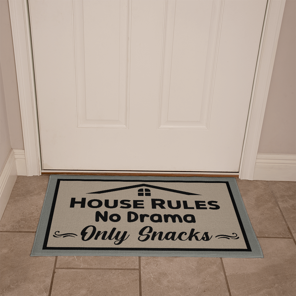 Funny House Rules Doormat 