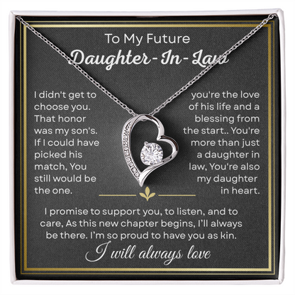 Future Daughter in Law Gifts, Wedding Present From Mother in Law to Bride or Son's Fiancee