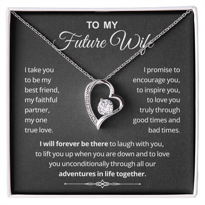 Necklace Gifts for Future Wife From Future Husband, Sentimental Jewelry Gift for Her