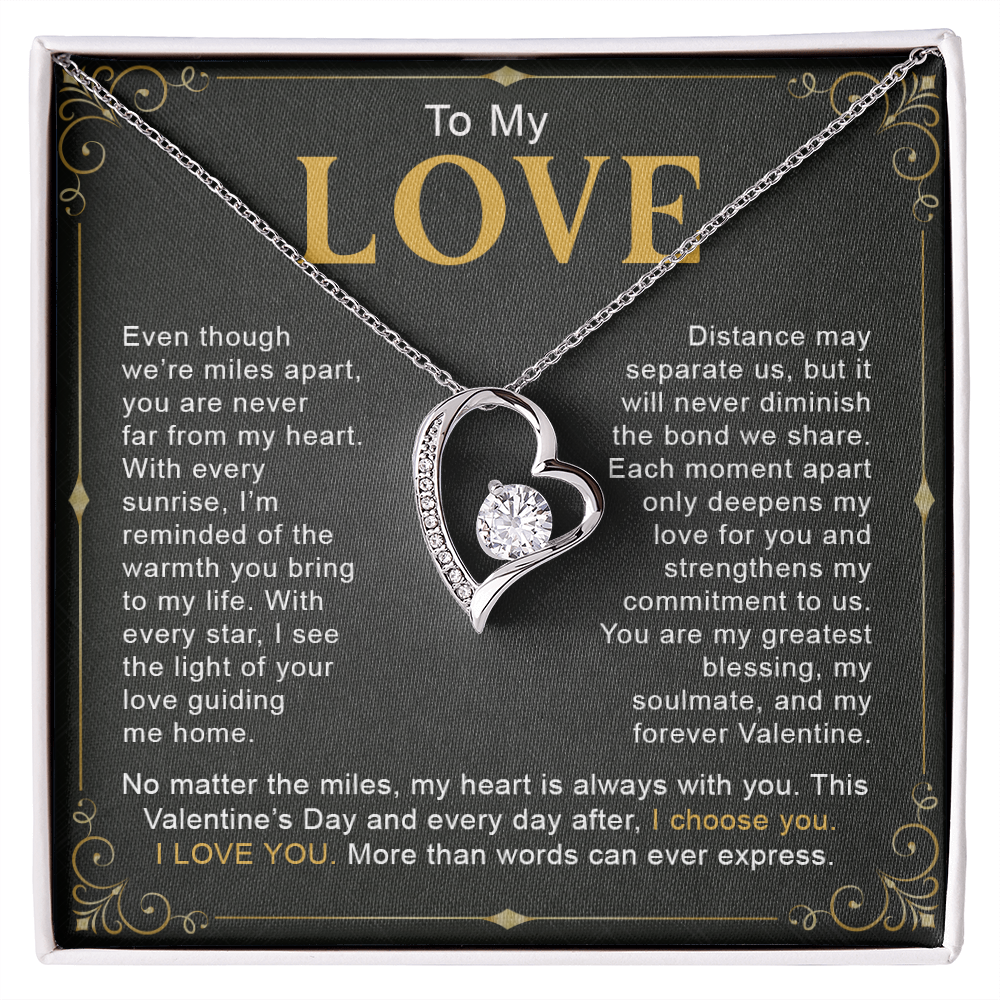 Heartfelt Long-Distance Valentine's Day Message - Express Love Across Miles with Romantic Words for Your Soulmate and Forever Valentine