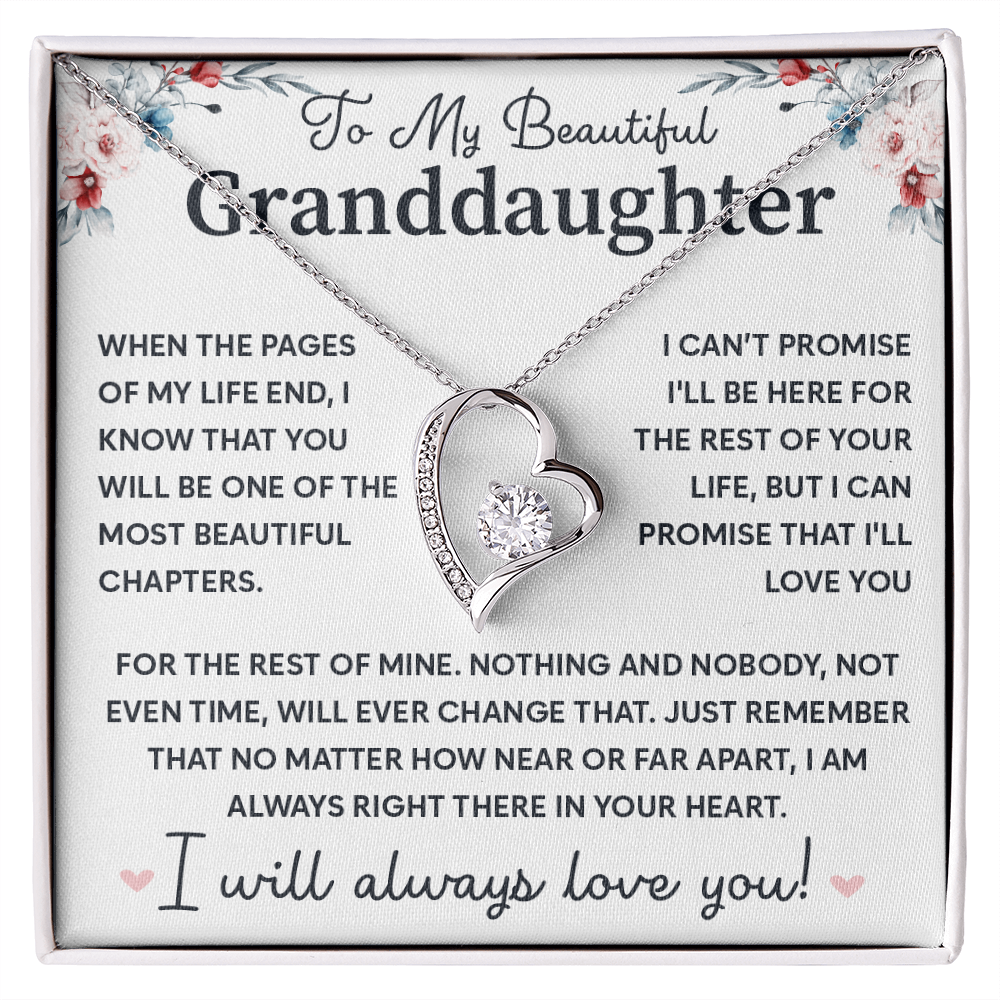 To My Beautiful Granddaughter - Meaningful Gift of Love and Connections