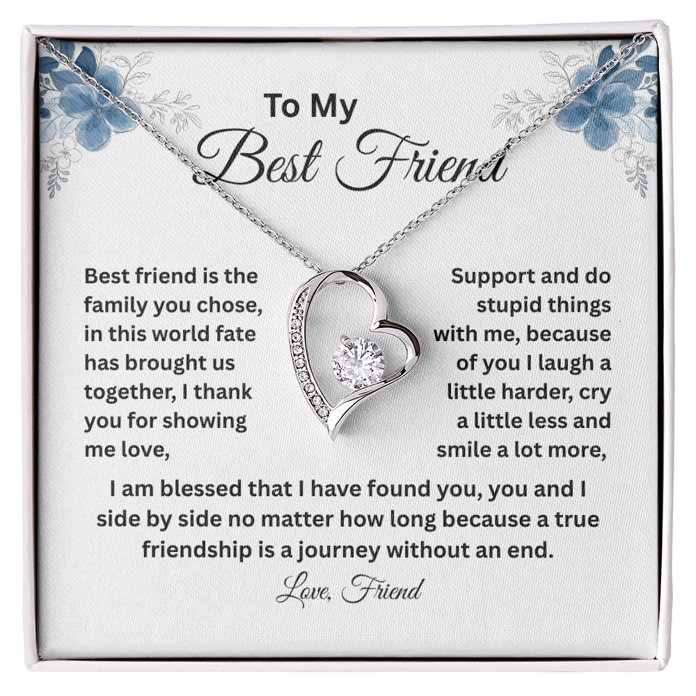 Unbiological Sister Best Friend Necklace – Matching Friendship Jewelry Gift