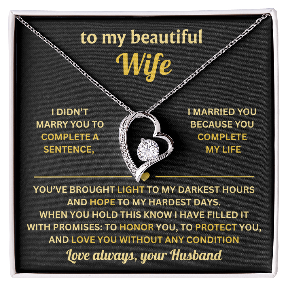 To My Amazing Wife - My Love for You is as Strong as the Day We Said I Do
