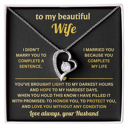 To My Amazing Wife - My Love for You is as Strong as the Day We Said I Do