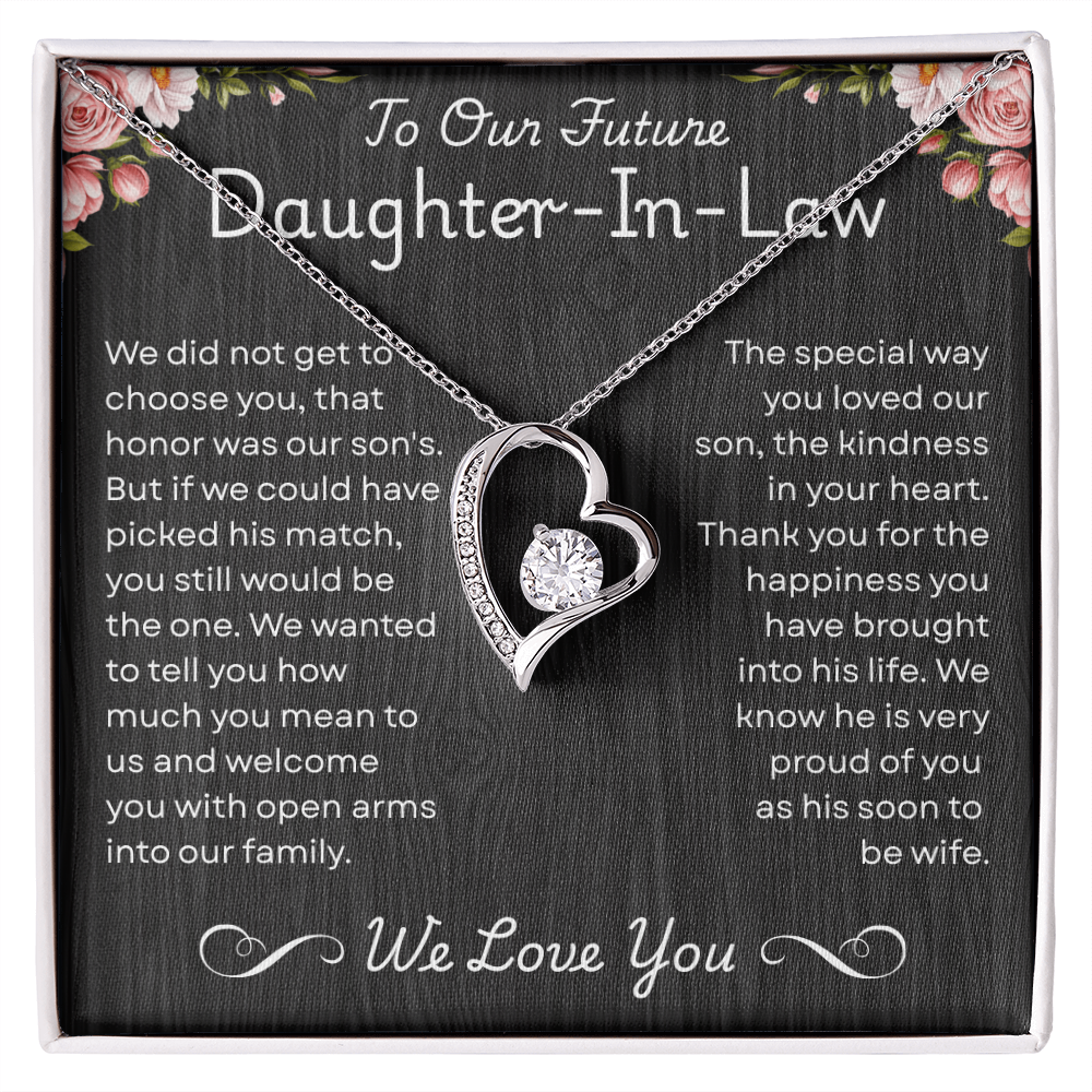 Future Daughter-in-law Love Knot Necklace - Gift From Mother-in-law