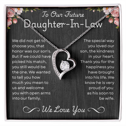 Future Daughter-in-law Love Knot Necklace - Gift From Mother-in-law