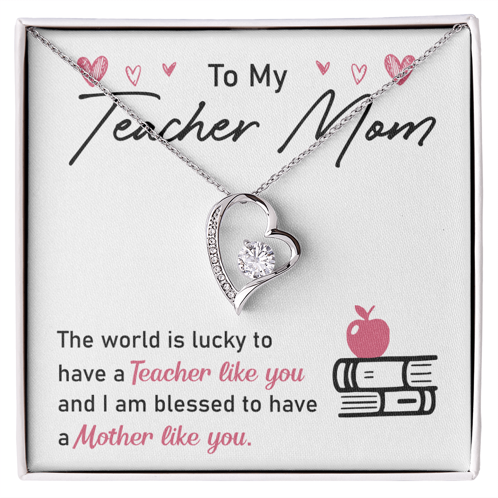 Elegant Necklace with gift box and heartfelt message