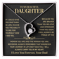 To My Beautiful Daughter - Jewelry Gift From Her Parents With Gift Box