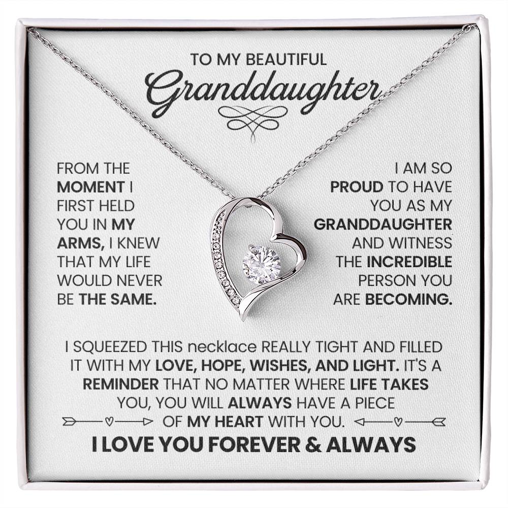 To My Beautiful Granddaughter - Never Doubt the Strength of My Love