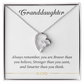 Make Her Day Special With This To My Granddaughter Necklace