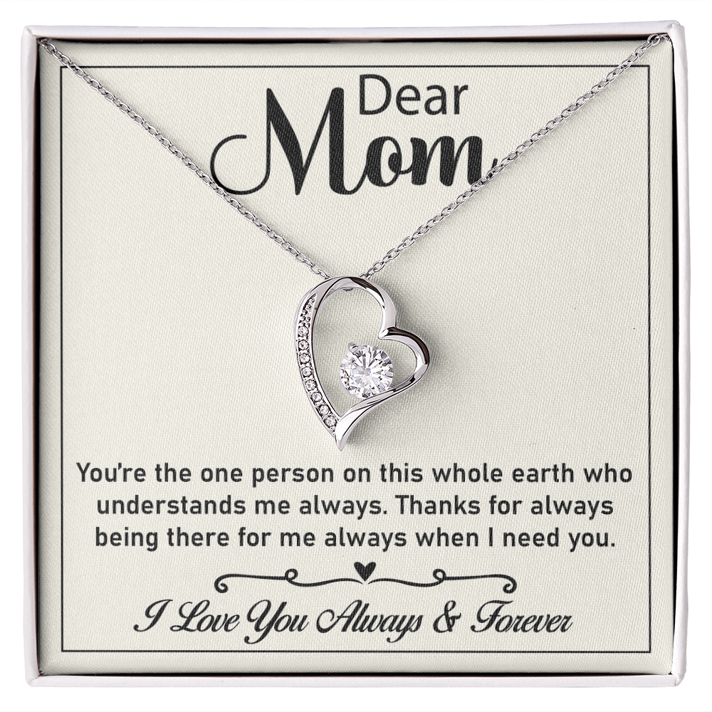 Forever Love Necklace – Elegant Jewelry Gift for New Moms, Perfect for Birthdays