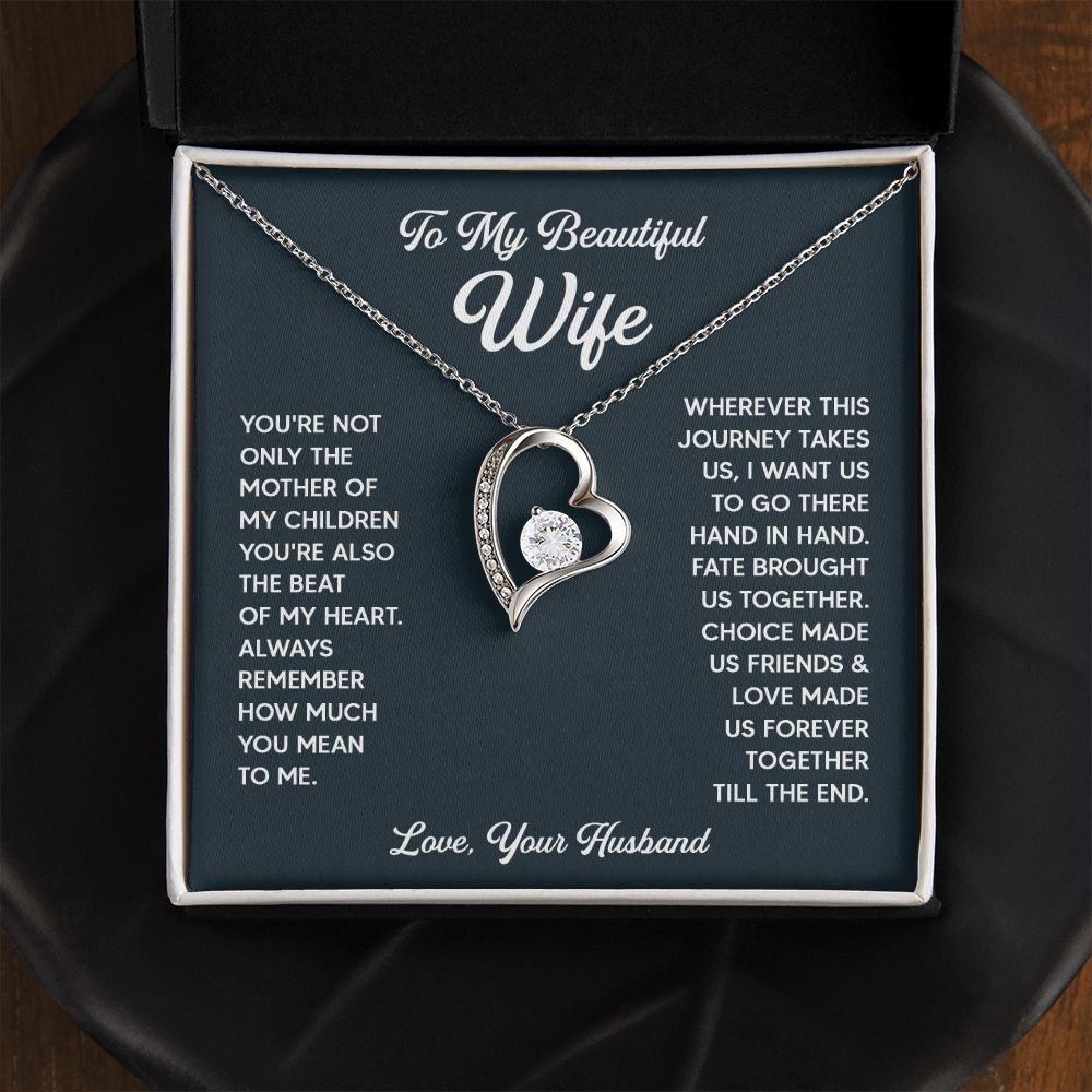 MY WIFE - HOW MUCH YOU MEAN TO ME - FOREVER LOVE NECKLACE