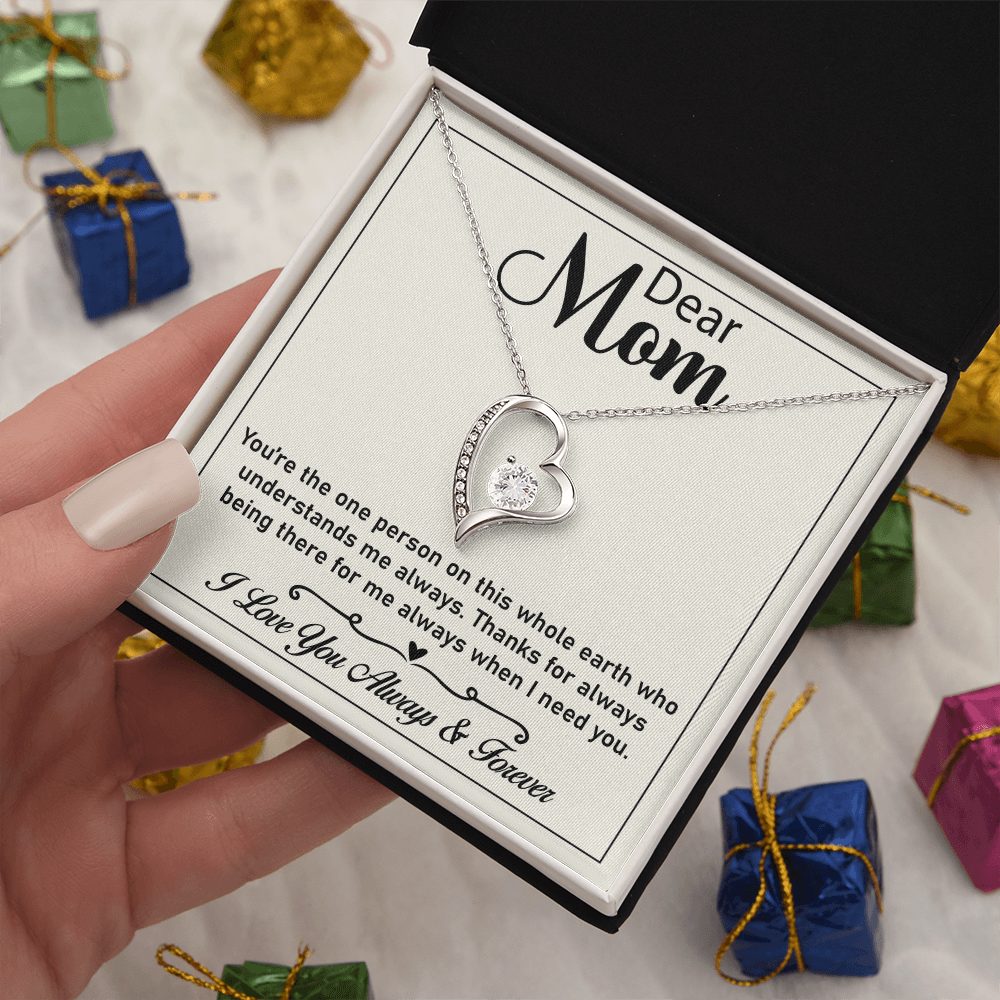 Forever Love Necklace – Elegant Jewelry Gift for New Moms, Perfect for Birthdays