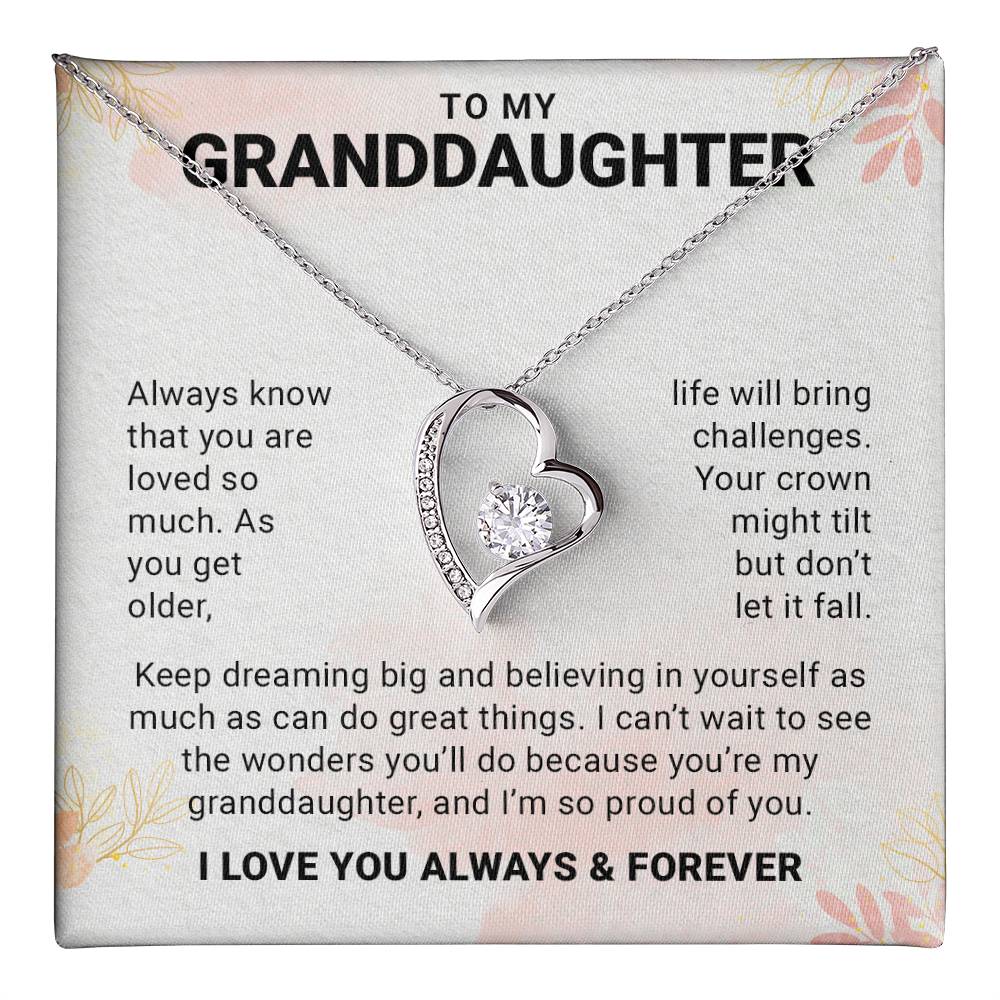 To My Granddaughter From Grandpa - My Love For You Is Forever & Always
