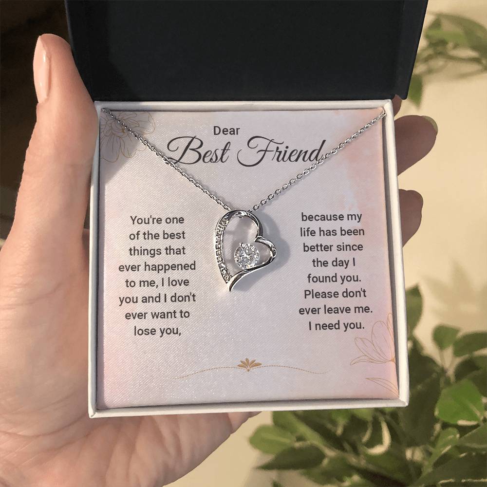 Best Friend Necklace - Unique Jewelry Gift for BFFs, Sisters, Long-Distance Friends ,Perfect for Birthdays, Friendship Celebrations & Special Occasions