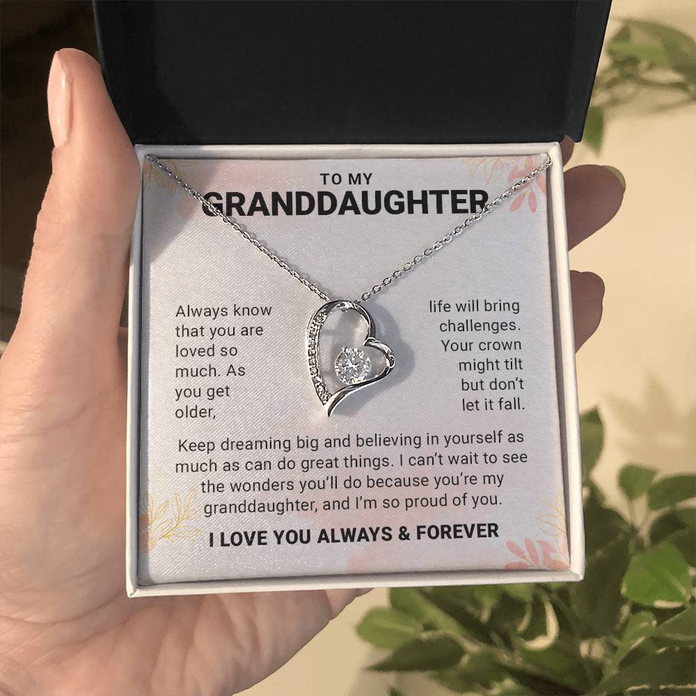 To My Granddaughter From Grandpa - My Love For You Is Forever & Always