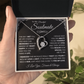 To My Beautiful Soulmate Necklace Husband to Wife Romantic Surprise Gifts