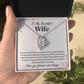 To My Beloved Wife – Thank You for Being My Wife - Forever Love Necklace